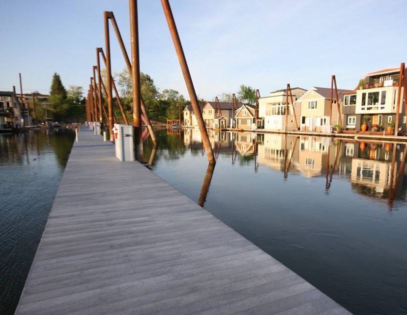 MAXiTUF plastic lumber as marine decking