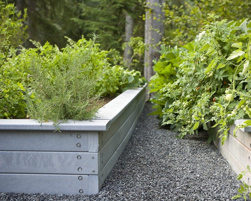 raised beds made with MAXiTUF Plastics Lumber