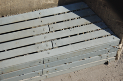 Baffle boards made from MAXiTUF plastic lumber