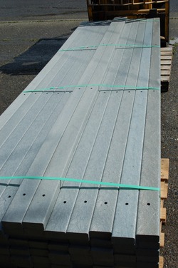 MAXiTUF recycled plastic lumber installation