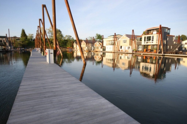 MAXiTUF recycled plastic lumber installation