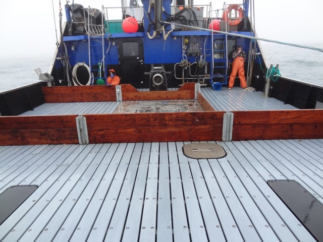MAXiTUF recycled plastic lumber installation