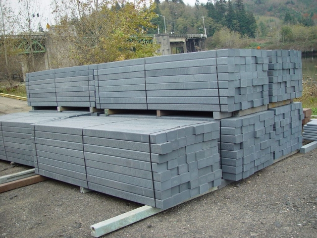 MAXiTUF recycled plastic lumber installation