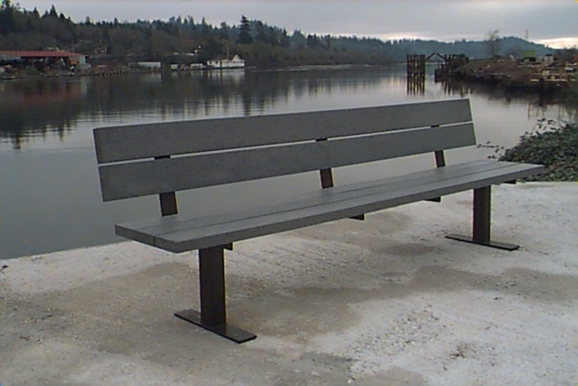 Bank stabilization using MAXiTUF plastic lumber