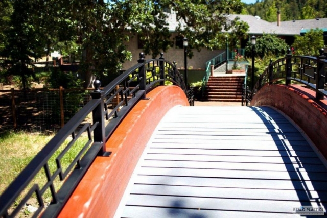MAXiTUF recycled plastic lumber installation