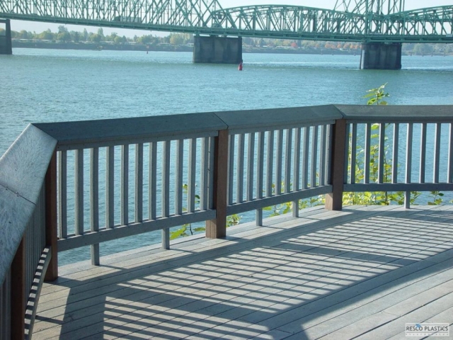 MAXiTUF recycled plastic lumber installation