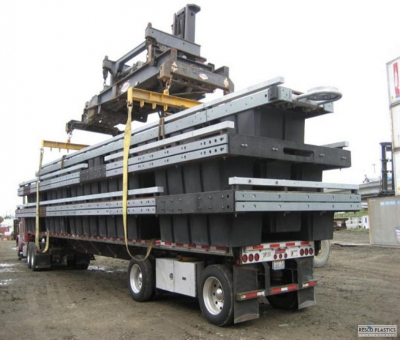 MAXiTUF recycled plastic lumber installation