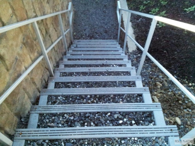 MAXiTUF recycled plastic lumber installation