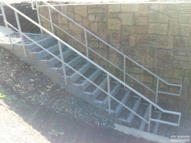 MAXiTUF recycled plastic lumber installation